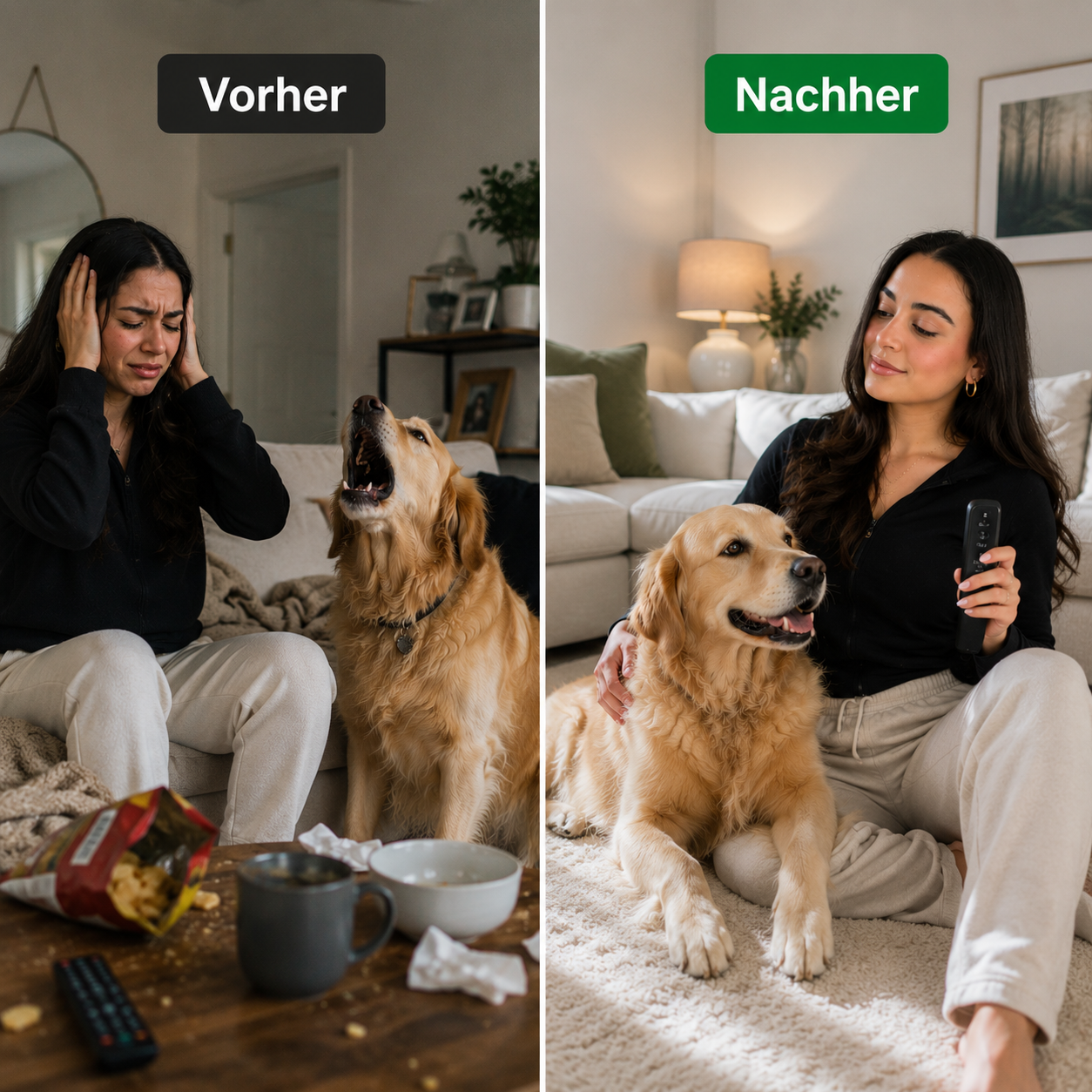 BarkEase – Sanfte Kontrolle gegen übermäßiges Bellen