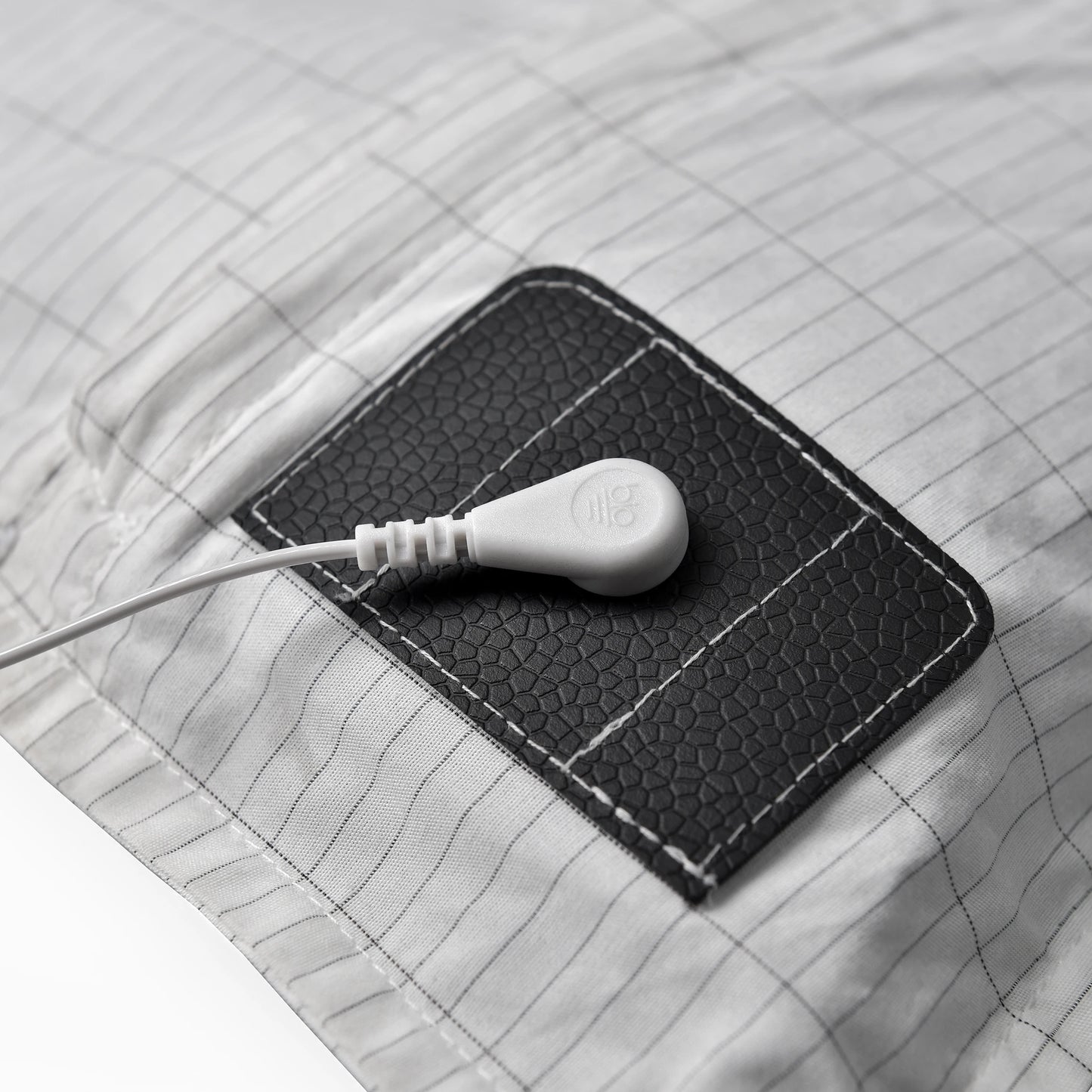 MAXSHARER Conductive Half Grounding bed sheet Organic Cotton Silver fiber Earthing grounding half flat sheet  for Natural health