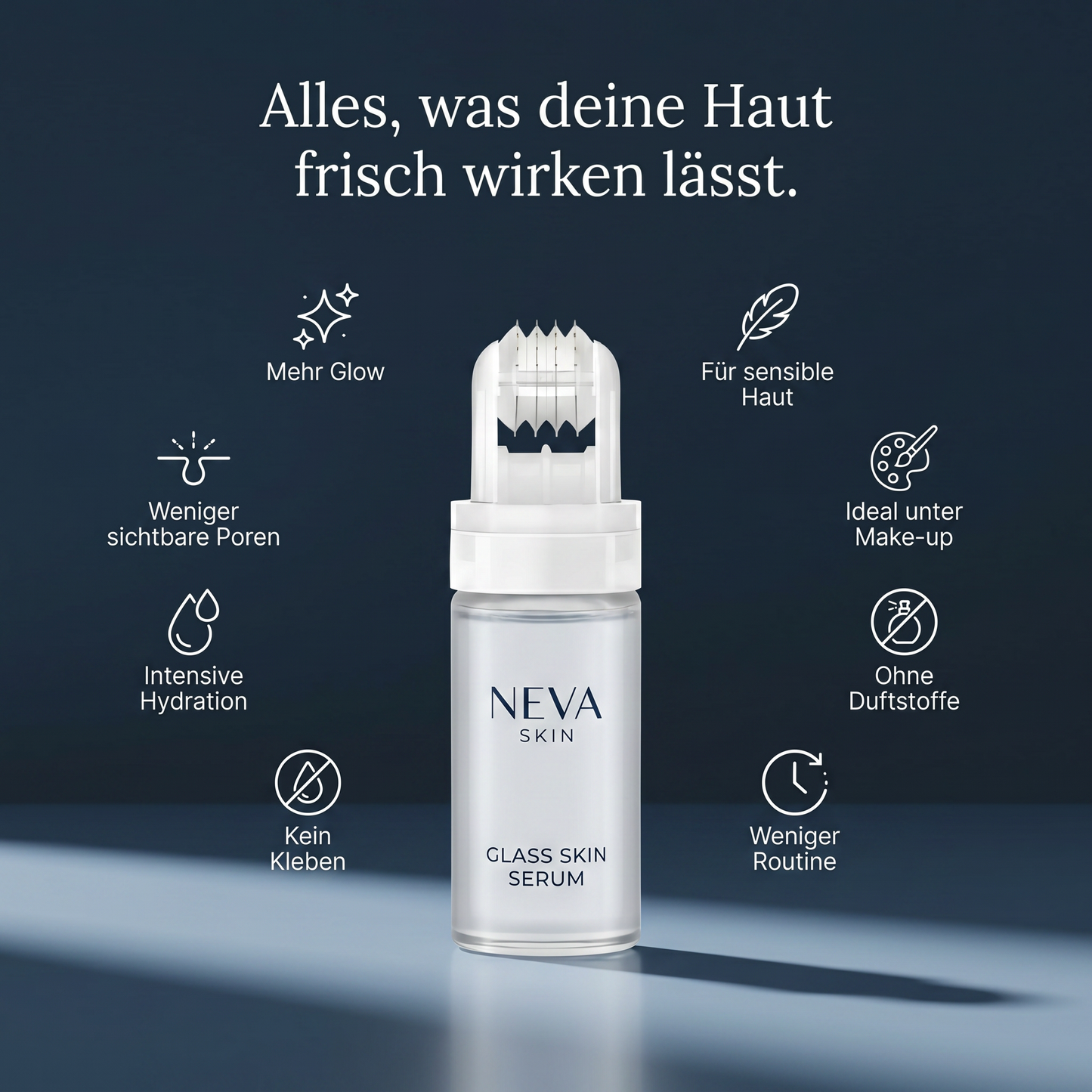 Neva Skin – Glass Skin Serum für porenfreie Haut